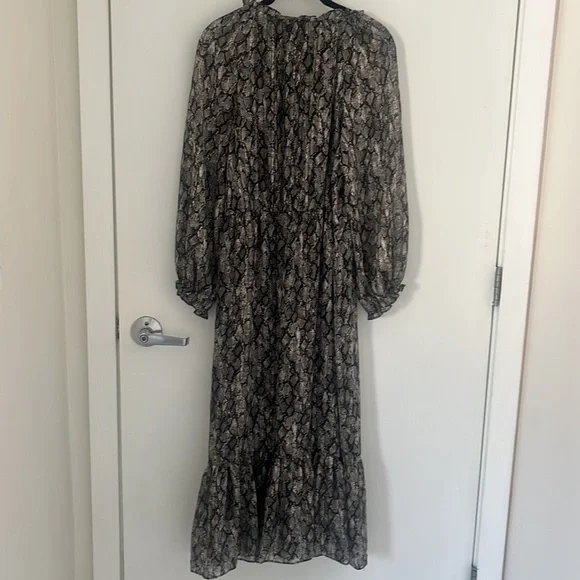 NWT ZARA ANIMAL PRINT MIDI DRESS size S - Picture 9 of 11